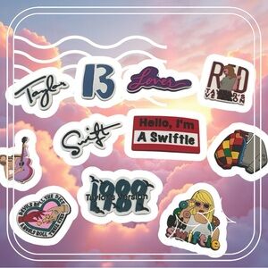 Taylor Swift Swiftie Beach Bogg Bag Bits 11 Charms Jibbitz Folklore Eras Tour